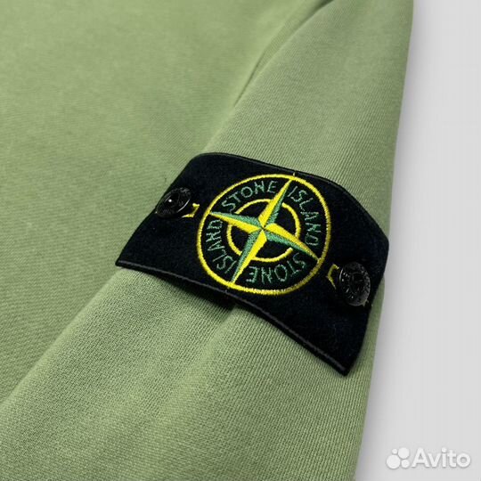 Кофта half-ZIP Stone island SS23 хаки (S-3XL)