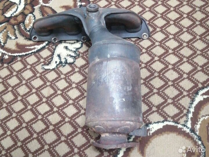 Выпускной коллектор на volkswagen polo