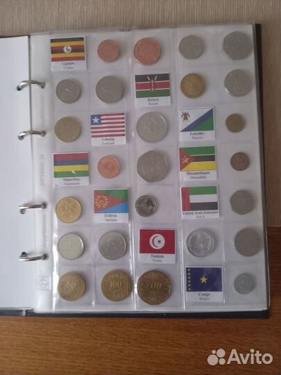 Коллекция монет с альбомом