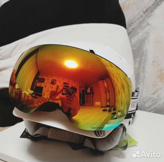 Горнолыжные очки vector/линза на магнитах