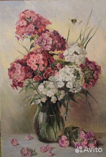 Картина маслом на холсте цветы