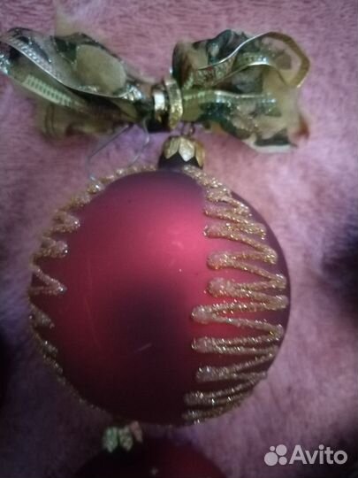 Елочные игрушки стекло одним лотом