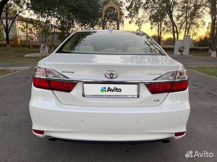 Toyota Camry 2.5 AT, 2015, 165 000 км