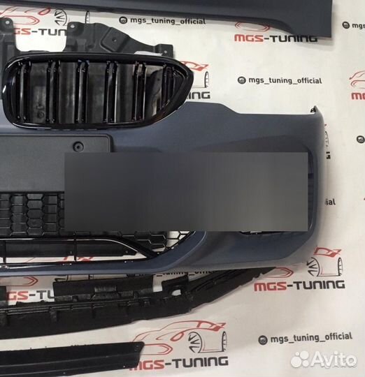 Передний бампер BMW G30 стиль м5 ф90 + ноздри #1
