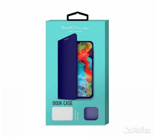 Чехол-книжка для Xiaomi Redmi 9T синий, Book Case