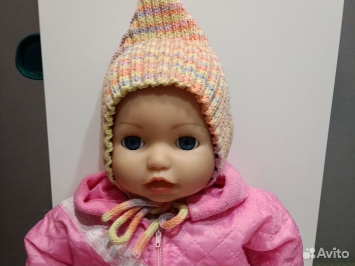 Шапочка-эльфик хлопок (от 37 см объем головы)