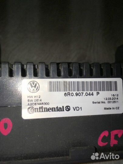 Блок управления климатом Volkswagen Polo 2012