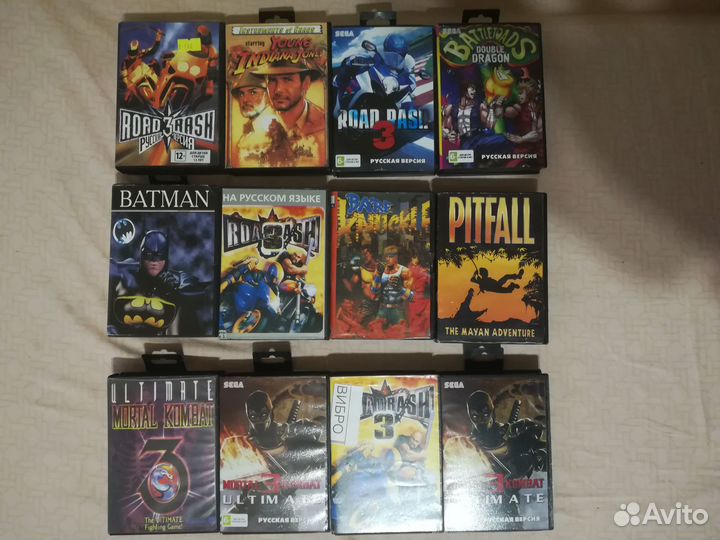 Картриджи на sega