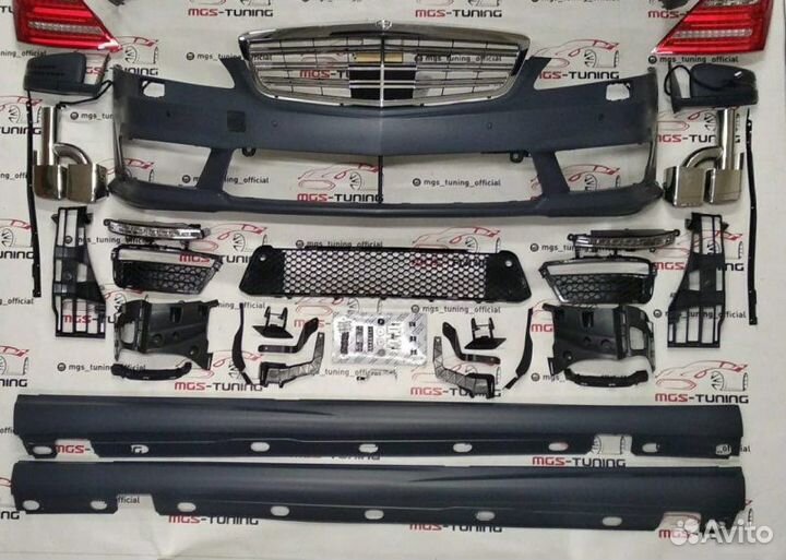 Комплект рестайлинга Mercedes S class W221 S63 AMG