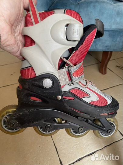 Роликовые коньки раздвижные детские р.30-33
