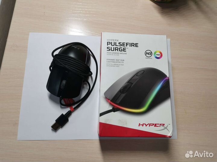 Мышь проводная HyperX Pulsefire Surge