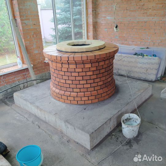 Печи, камины, садов. комплексы барбекю из кирпича