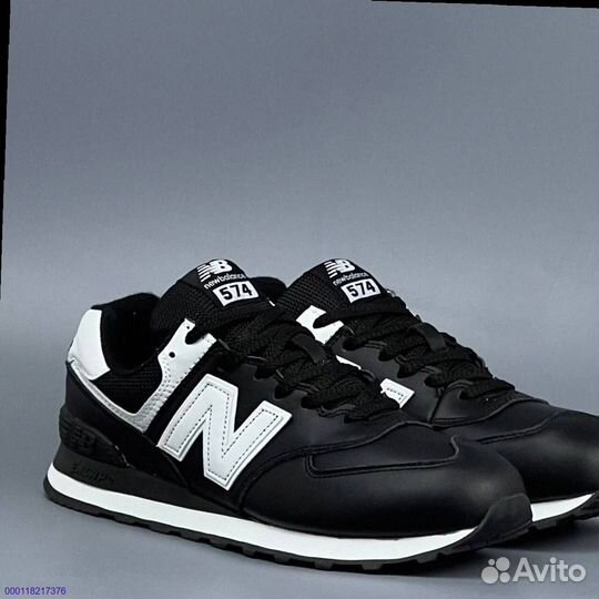 Кроссовки New Balance 574 Black (Арт.20232)