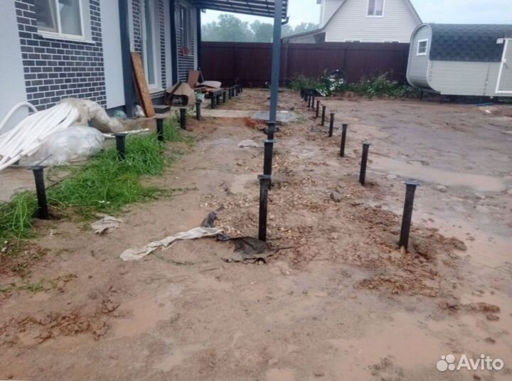 Винтовые сваи под ключ