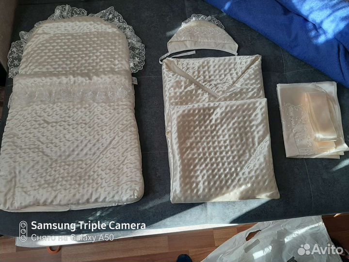 Детский конверт на выписку