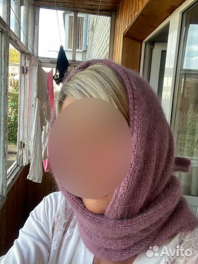 Снуд, шапка, варежки, косынка