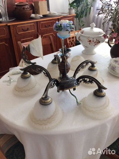 Люстра с бра Reccagni Angelo Италия новая