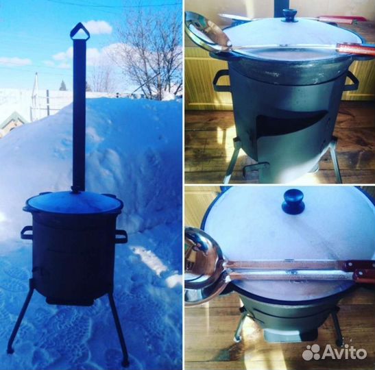 Печь под казан 6,8,10,12,16, 22 и больше литров