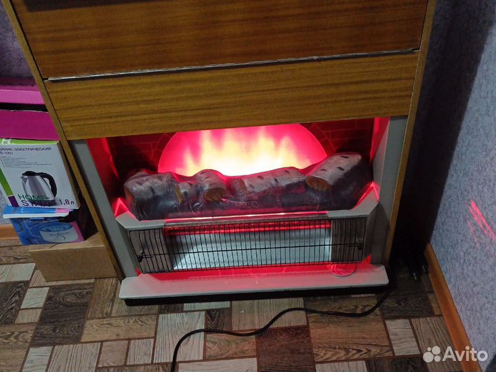 Электро камин с баром
