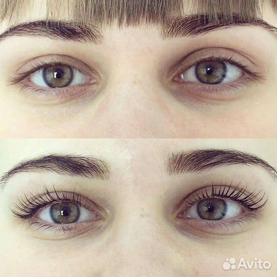 Ламинирование ресниц и бровей