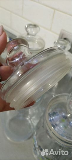 Банки для сыпучих продуктов стекло