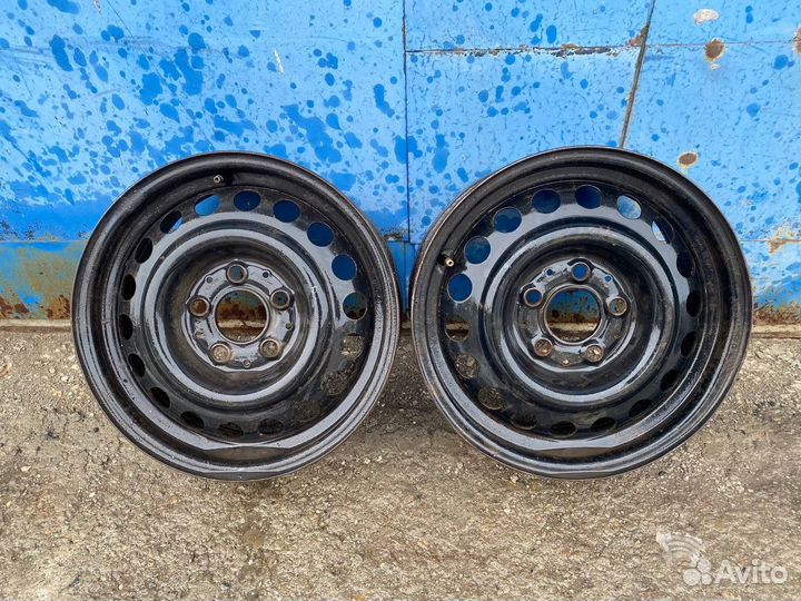 Штампованные диски Mercedes w126 R15 оригинал