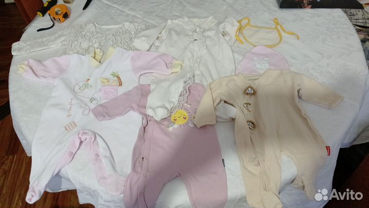 Детские вещи для новорожденных пакетом до 1 года