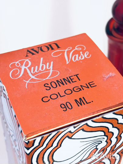 Sonnet. Avon. EDC 90 мл. Ruby Vase