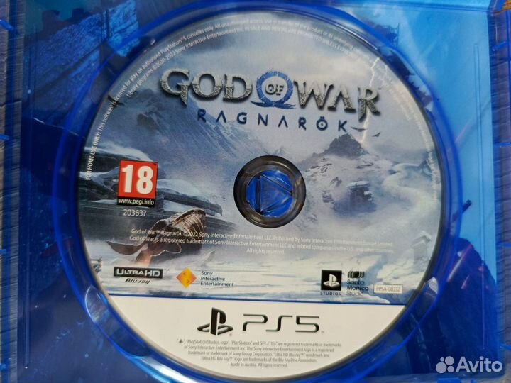 God of war ragnarok ps5 диск русская озвучка