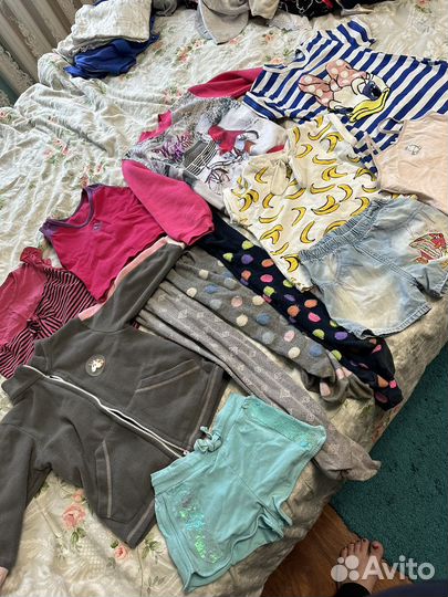 Большой пакет детских вещей