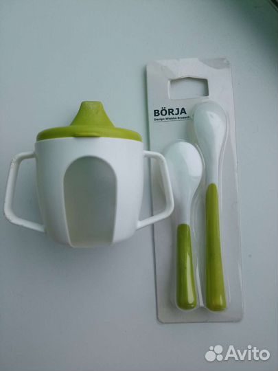 Поильник и ложки икеа борья
