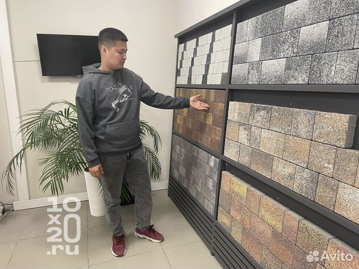 Тротуарная плитка, брусчатка, бордюры под ключ