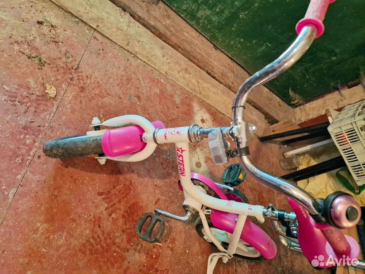 Детский велосипед с родительской ручкой