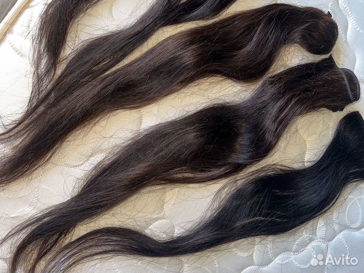 Волосы натуральные на трессе