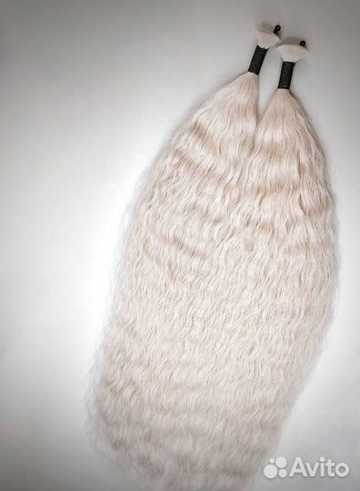 Натуральные волосы, 40см, кудри, надёжно