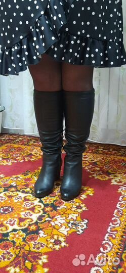 Сапоги натуральная кожа