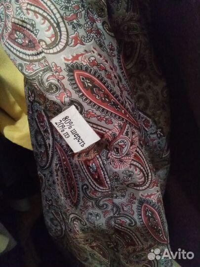 Пальто женское демисезонное 50 52 сливовый цвет