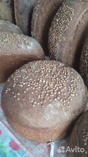 Хлеб на закваске бездрожжевой из русской печи