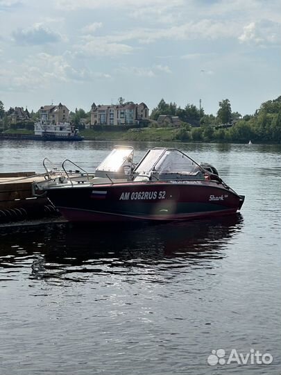 Алюминевый катер silver shark