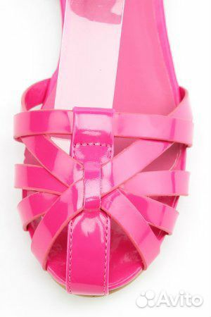 Туфли открытые натуральная кожа Новые. 38-39р