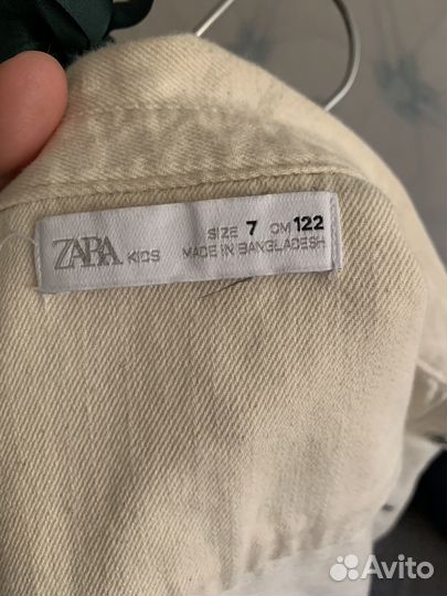 Рубашка Zara 122, 7 лет