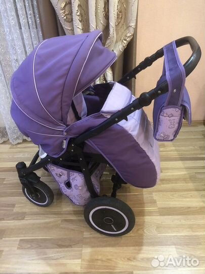 Коляска adamex 3 в 1 в отличном состоянии