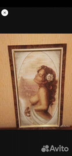 Картина вышитая