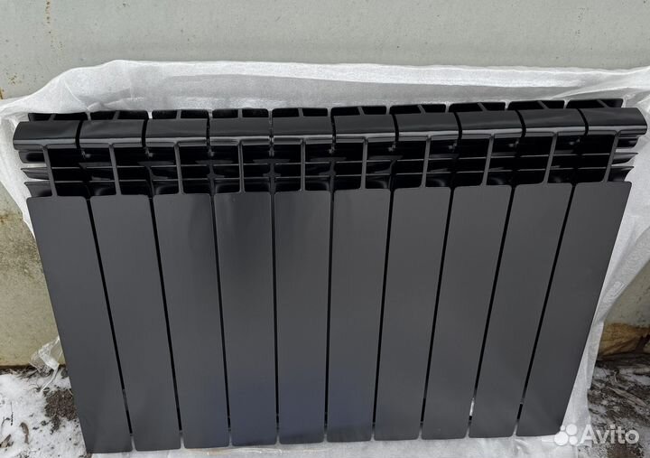 Радиатор отопления konner pro черный серый