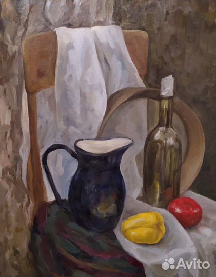 Картина маслом на холсте натюрморт