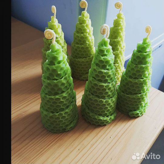 Эко-свечи из натурального пчелиного воска