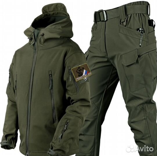 Softshell костюм тактический ввз олива демисезон