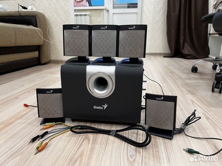 Компьютерные колонки genius 5.1 1000