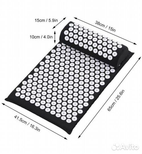Аппликатор кузнецова массажный коврик игольчатый