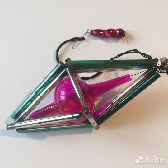 Елочные игрушки СССР Стеклярус